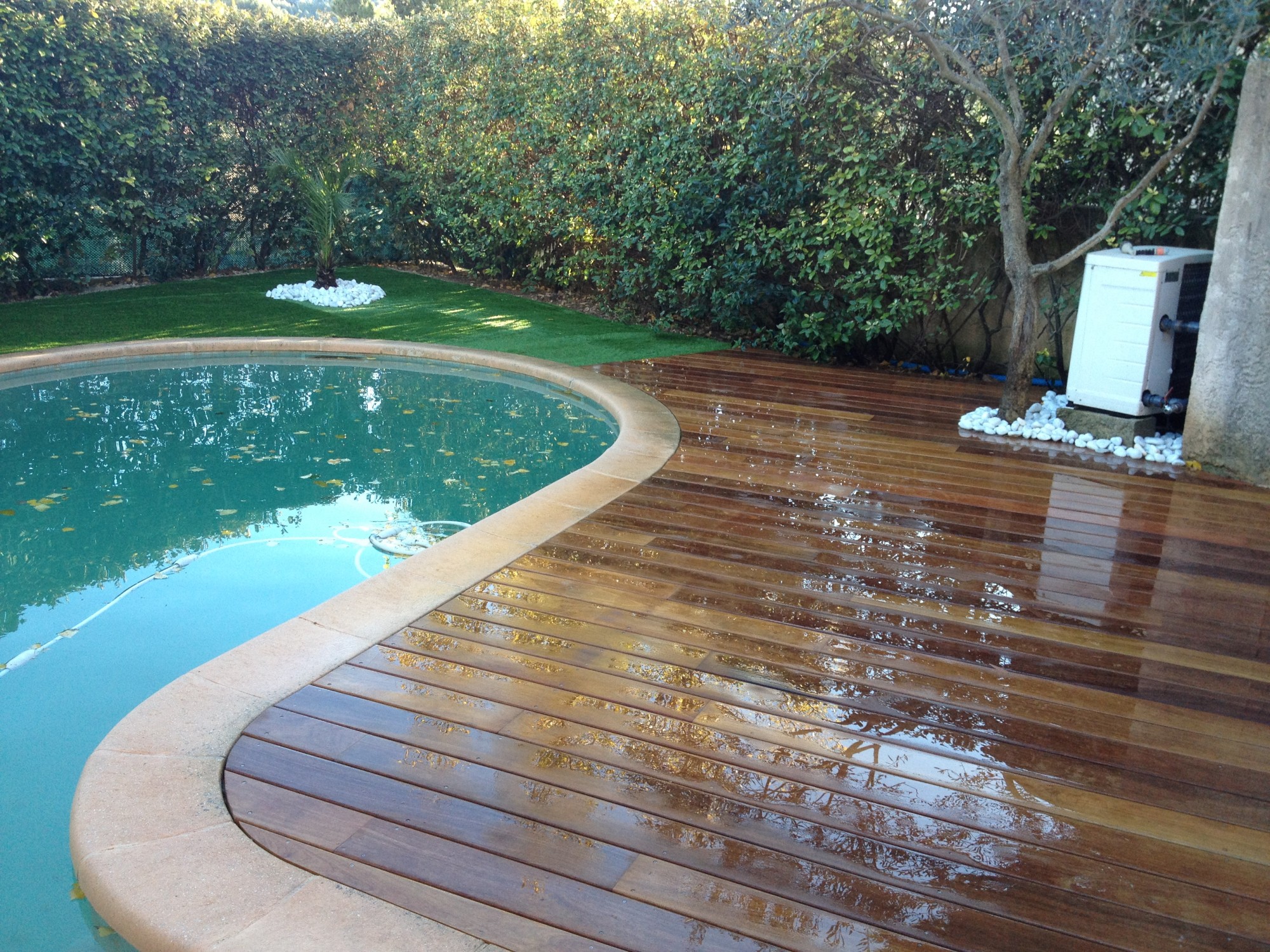 Création de terrasse en bois exotique